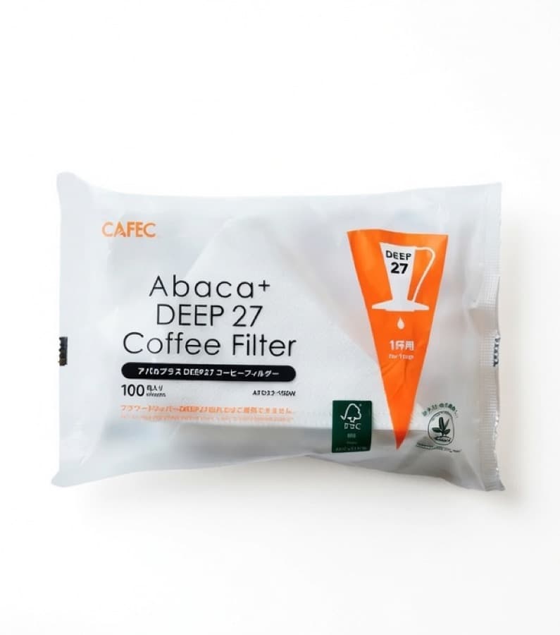 Deep27 Cone Filter Paper - CAFEC Abaca